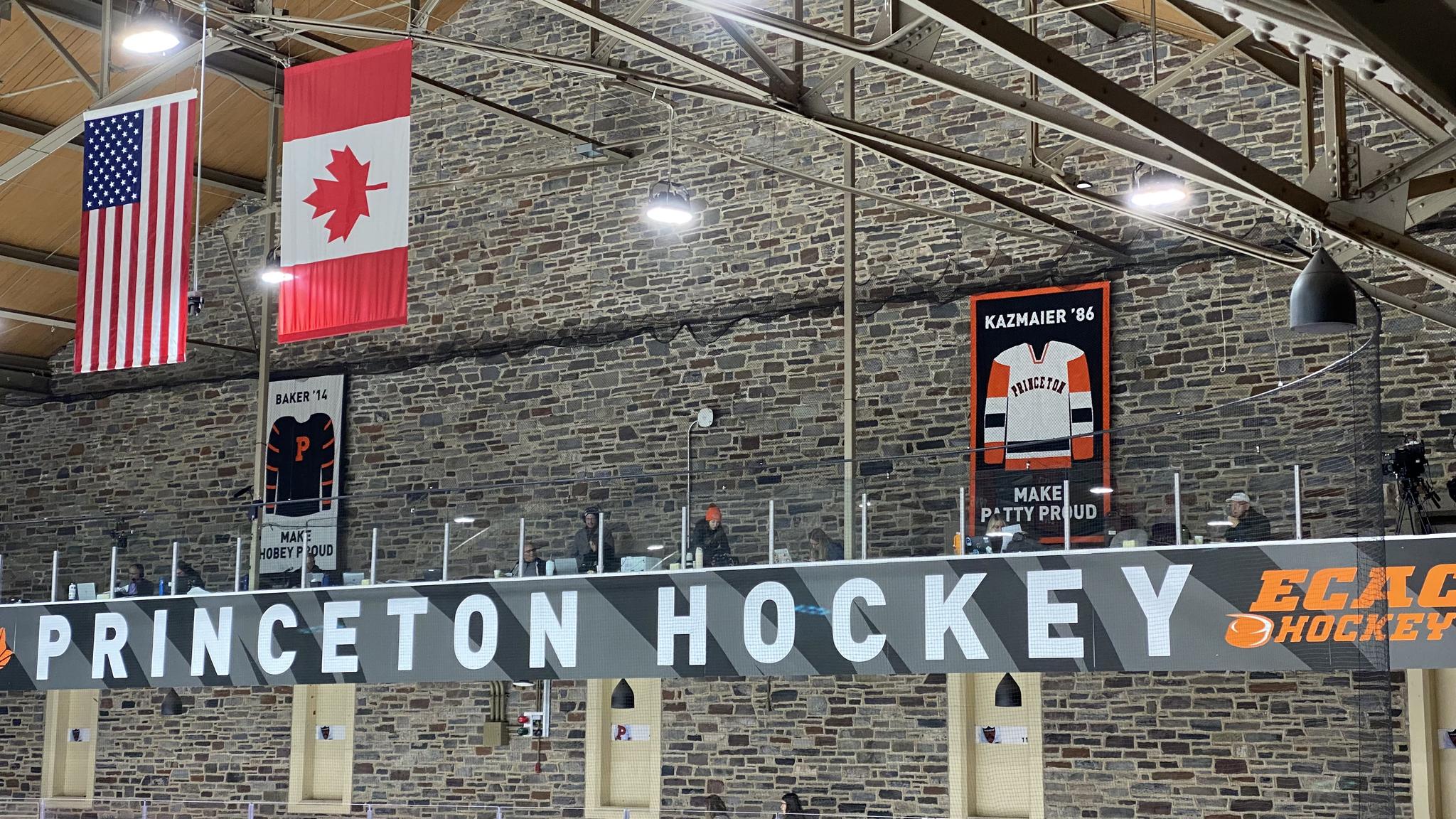 Banners that say "MAKE HOBEY PROUD" and "MAKE PATTY PROUD"