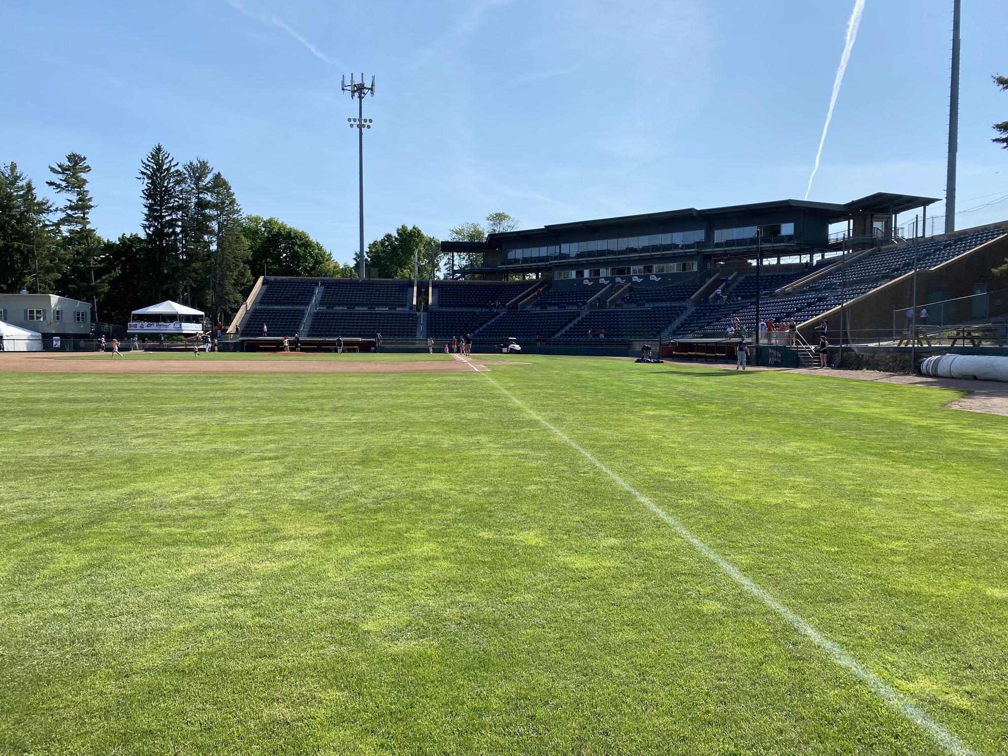 A photo I took ON THE FIELD at Holman Stadium back in 2022