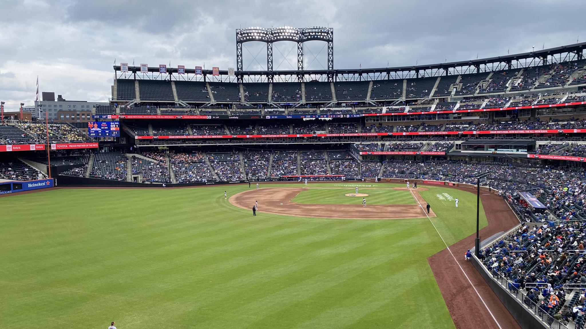 An image of Citi Field from left
