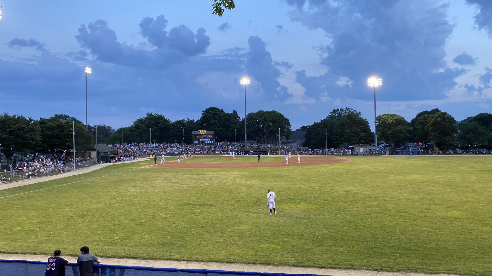 Veterans Field in Chatam as viewed from the nearby street