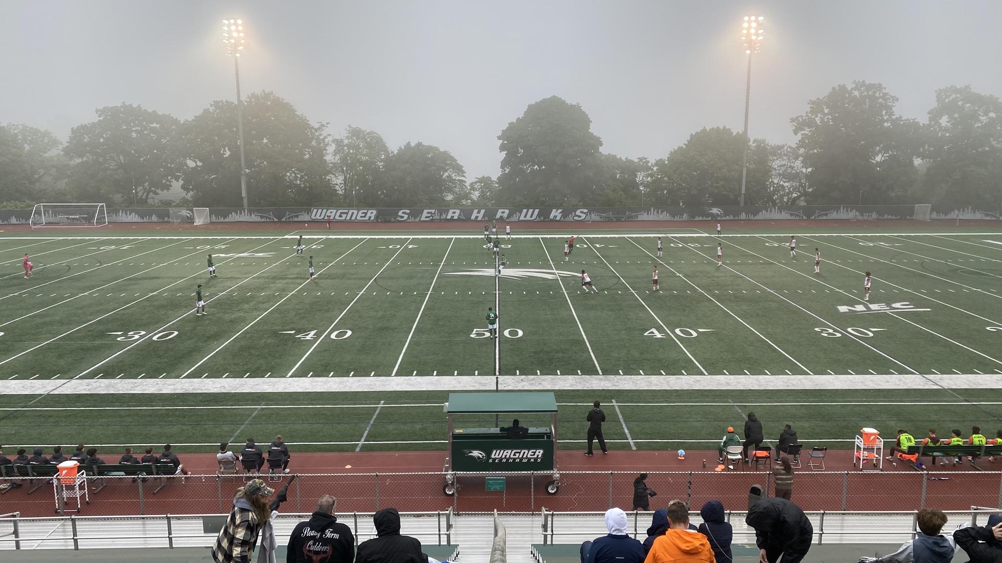 An image of kickoff at Hameline Field