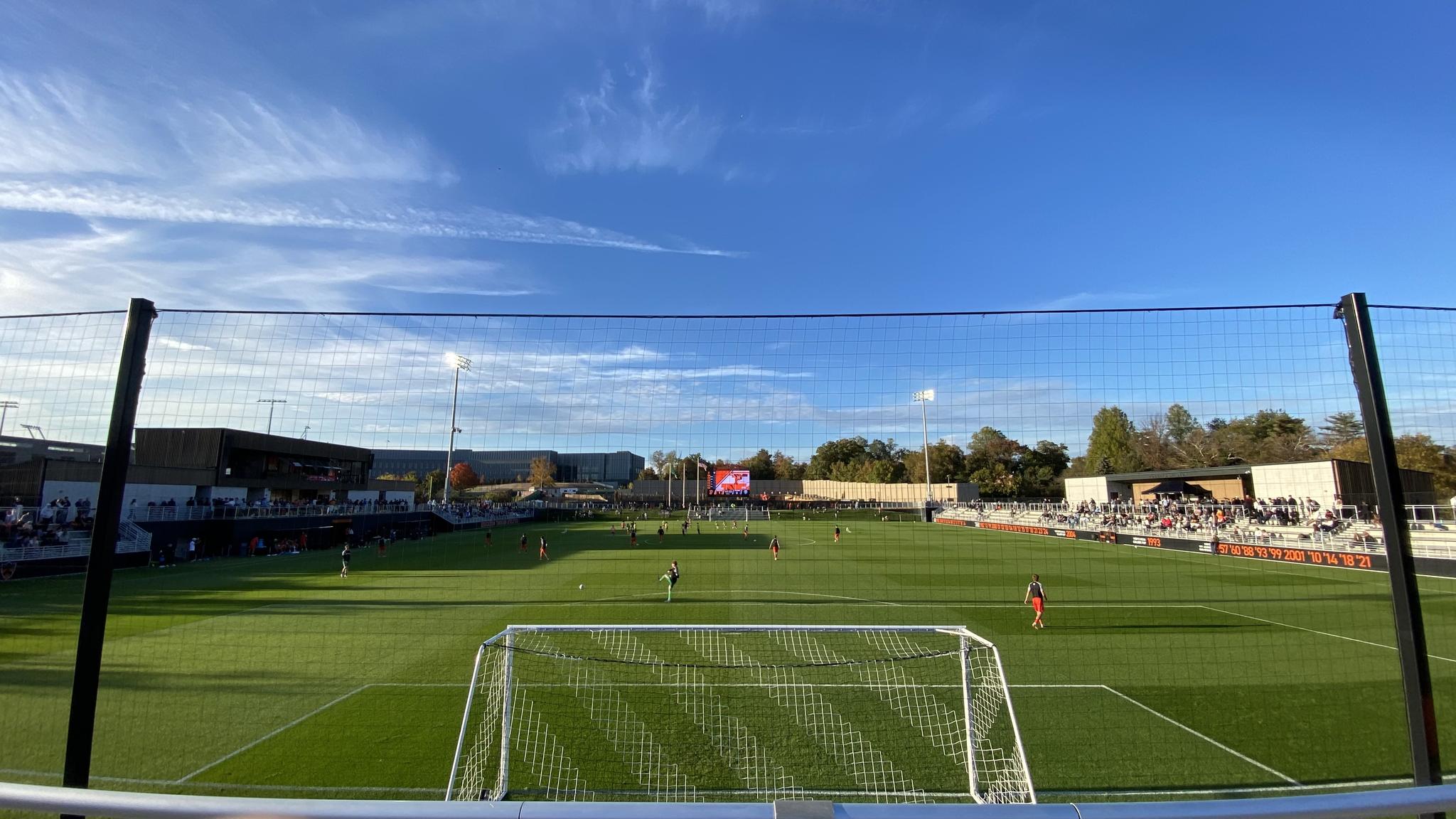 A photo of Roberts Stadium from its south stand